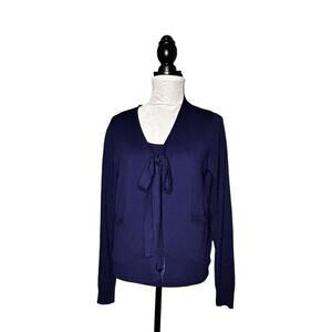 Caractere Twin Sweater Set Royal Blue Size Medium